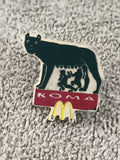 Pin's vintage McDonald's Rome Louve Roma émaillé années 90 badge