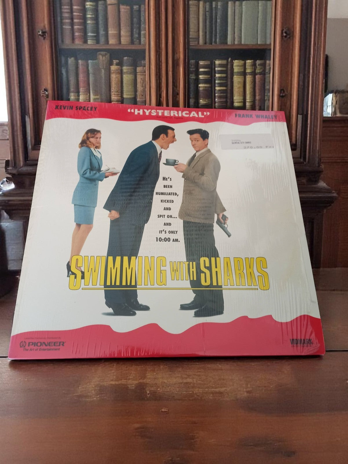 Laserdisc Swimming with Sharks Pioneer film vintage édition collector