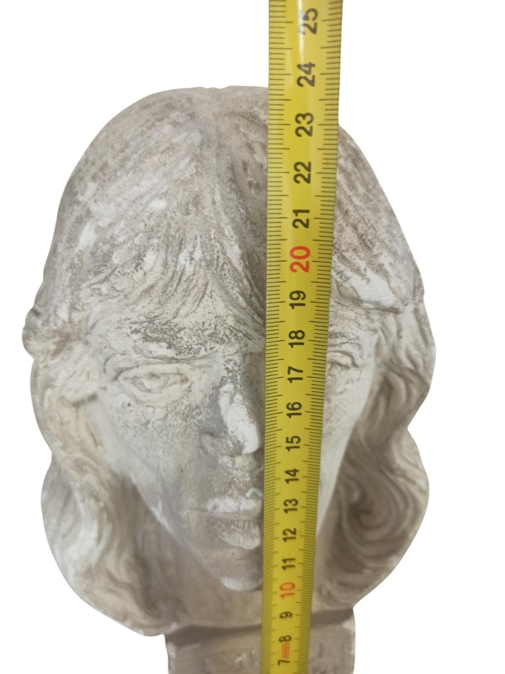 Buste sculpture pierre Mick Jagger, visage années 70, pièce unique décor