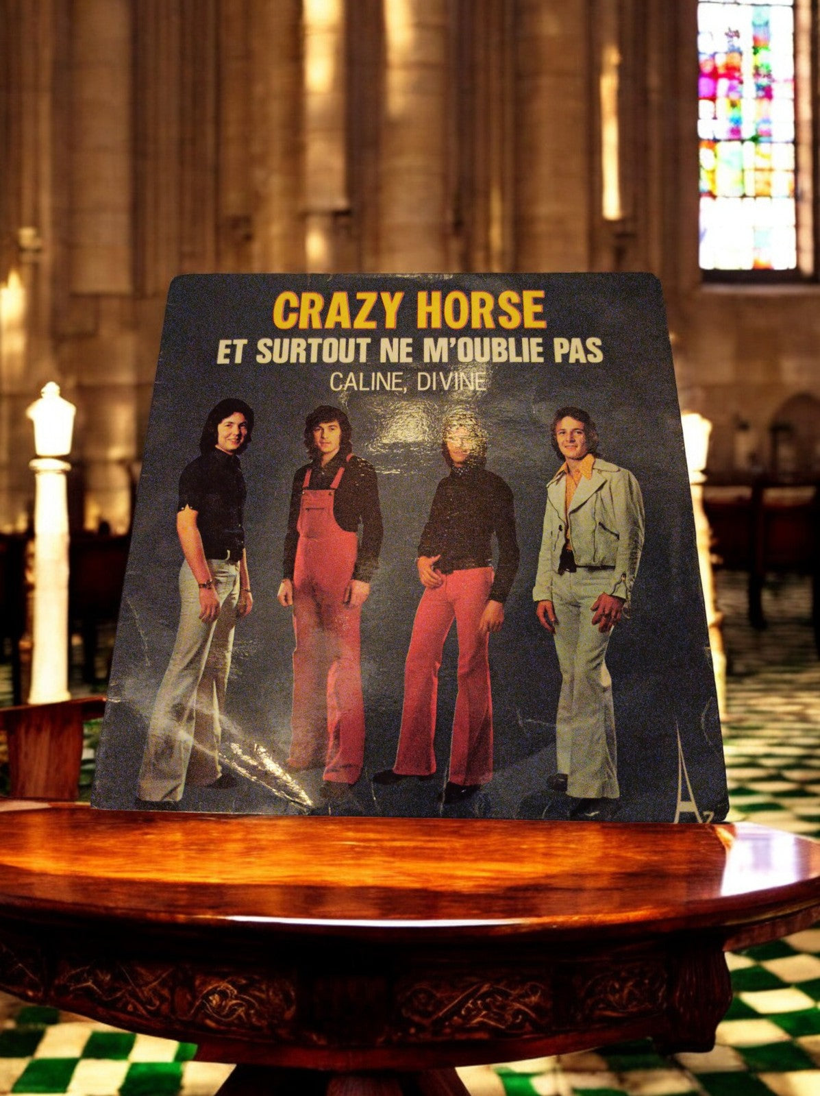 Vinyle 45 tours Crazy Horse Et Surtout Ne M’Oublie Pas vintage années 70