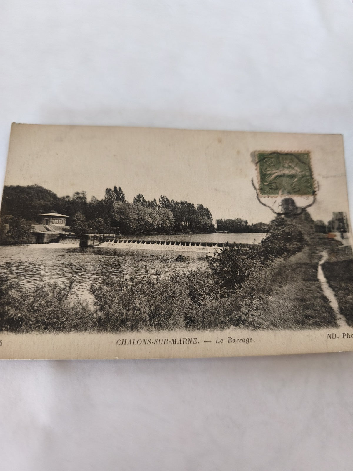 Carte postale ancienne vintage Châlons-sur-Marne rétro collection France