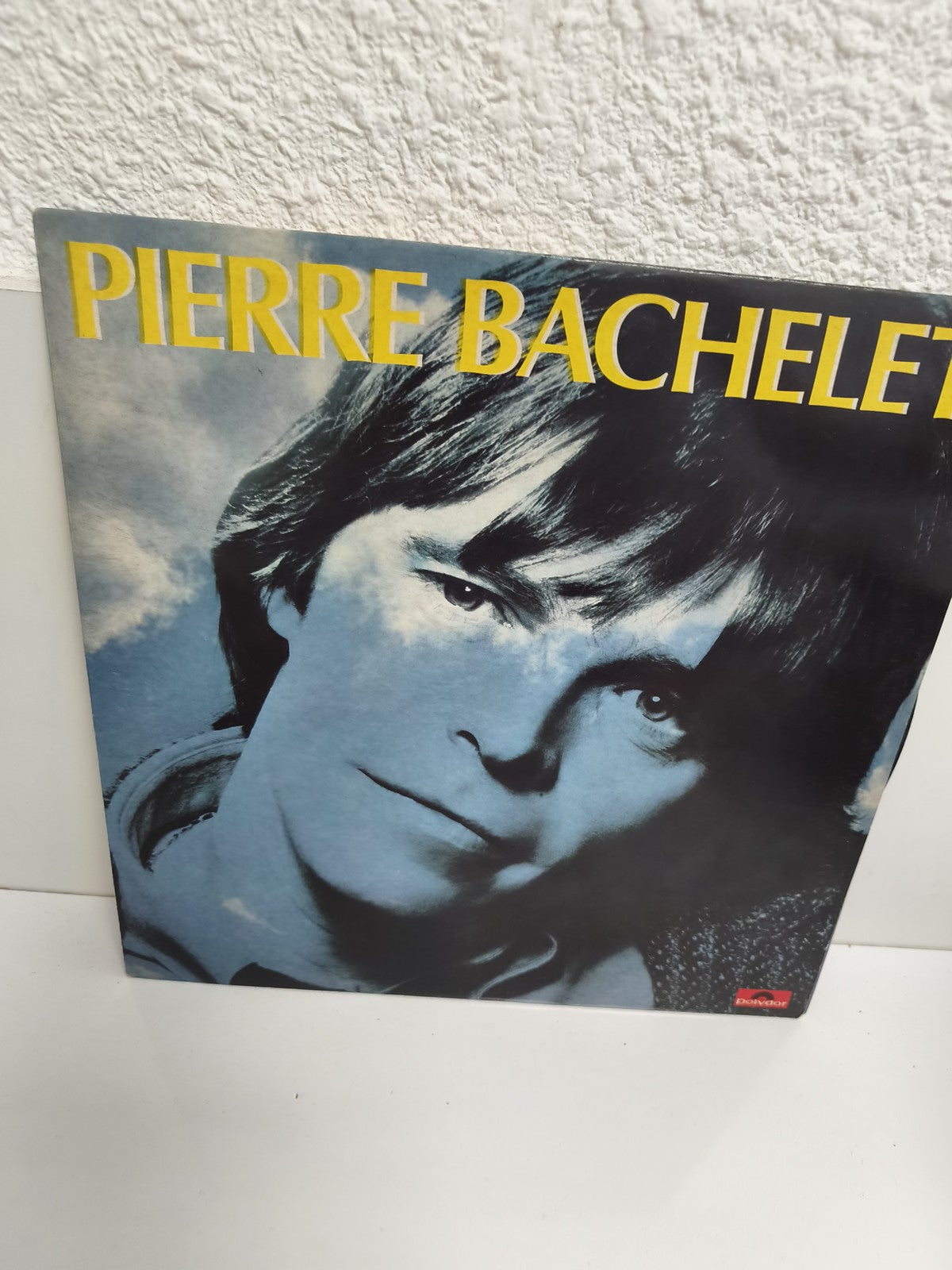 Vinyle 33 tours Pierre Bachelet Polydor pochette photo bleu LP disque