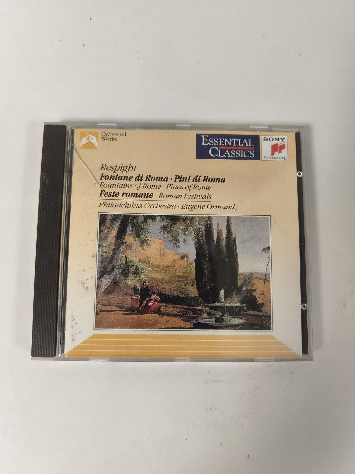 CD Respighi Fontane di Roma Pini di Roma Feste Romane Ormandy Sony