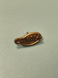 Vintage pin's Canal+ ancien logo bronze collection télévision rare