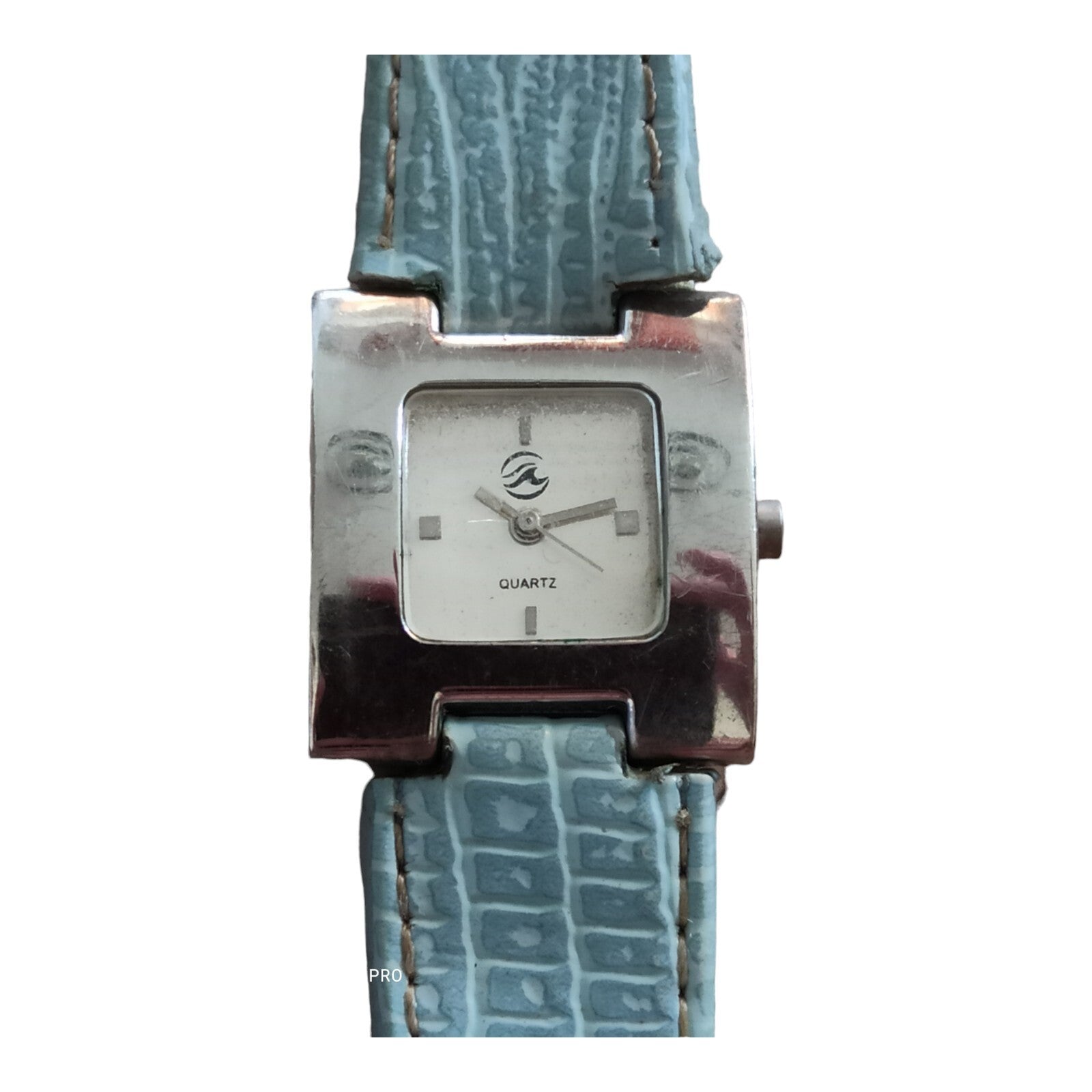 Montre Vintage Cuir Bleu Élégante - Histoire et Style Uniques