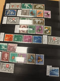 Lot timbres Suisse Helvetia animaux sport Pro Juventute Pro Patria oblitérés