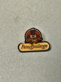Vintage pin's publicitaire Père Boulange boulanger illustration émaillée rare
