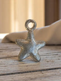 Pendentif étoile vintage métal années 1950, bijouterie rétro, deadstock