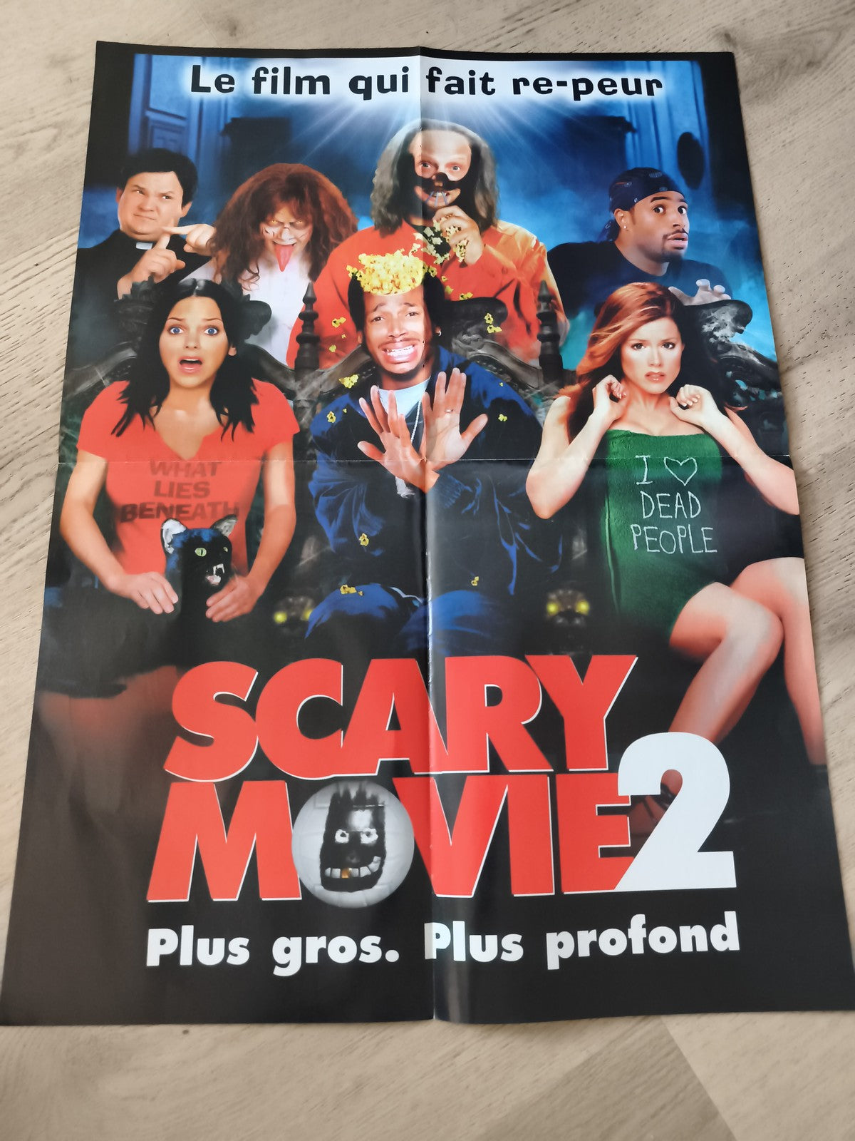 Poster Scary Movie 2 film comédie horreur affichage cinéma français