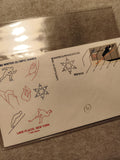 Lettre premier jour 1980 Lake Placid Jeux Olympiques d'hiver USA ski (Ref 10)