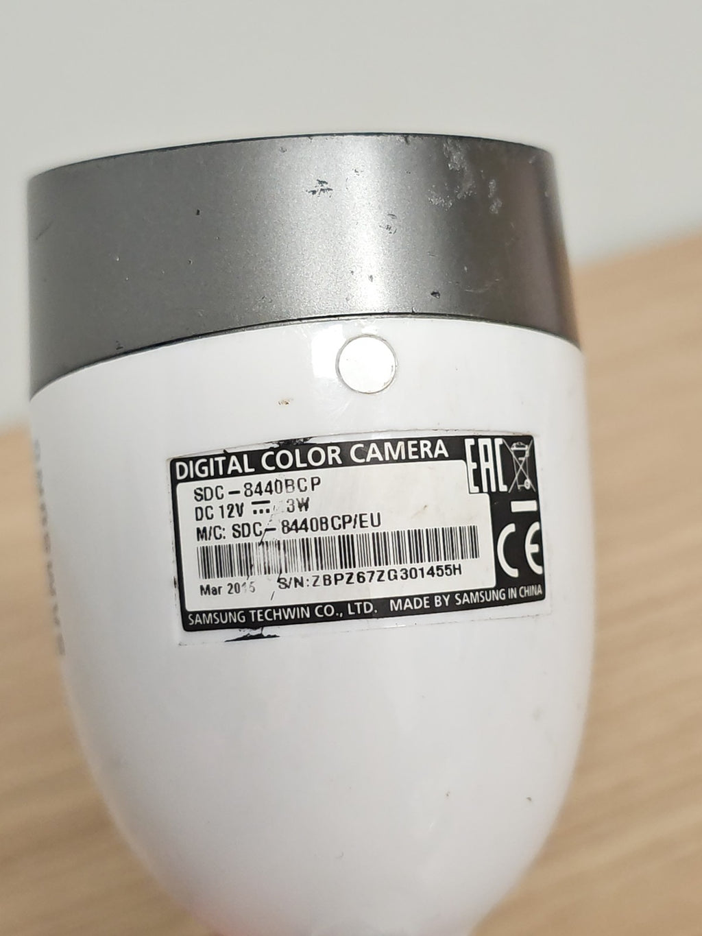 Caméra Samsung d'occasion non testée, appareil photo numérique vendu en l'état