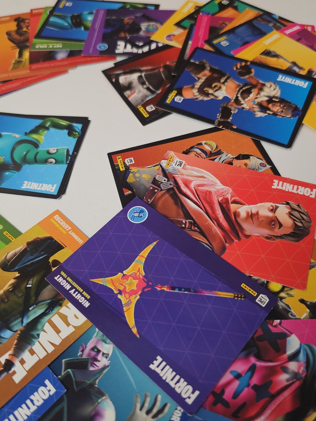 Lot de cartes Fortnite originales, trading cards, jeu vidéo, occasion