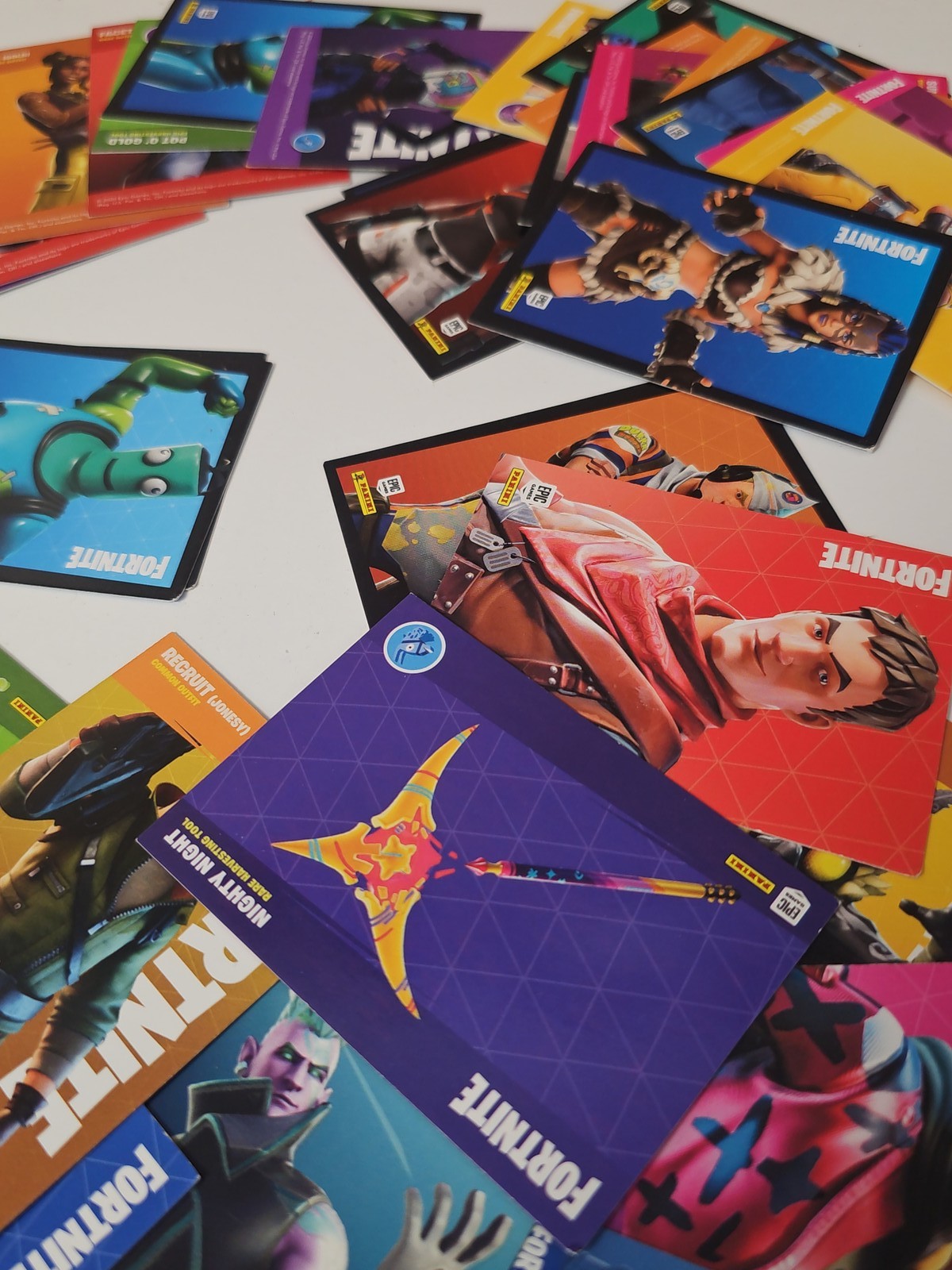 Lot de cartes Fortnite originales, trading cards, jeu vidéo, occasion