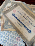 Action au porteur Produits Chimiques années 1920 ancienne valeur papier