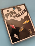 Lot pin's Pin's Folies véhicules autos moto émaillés thème transport