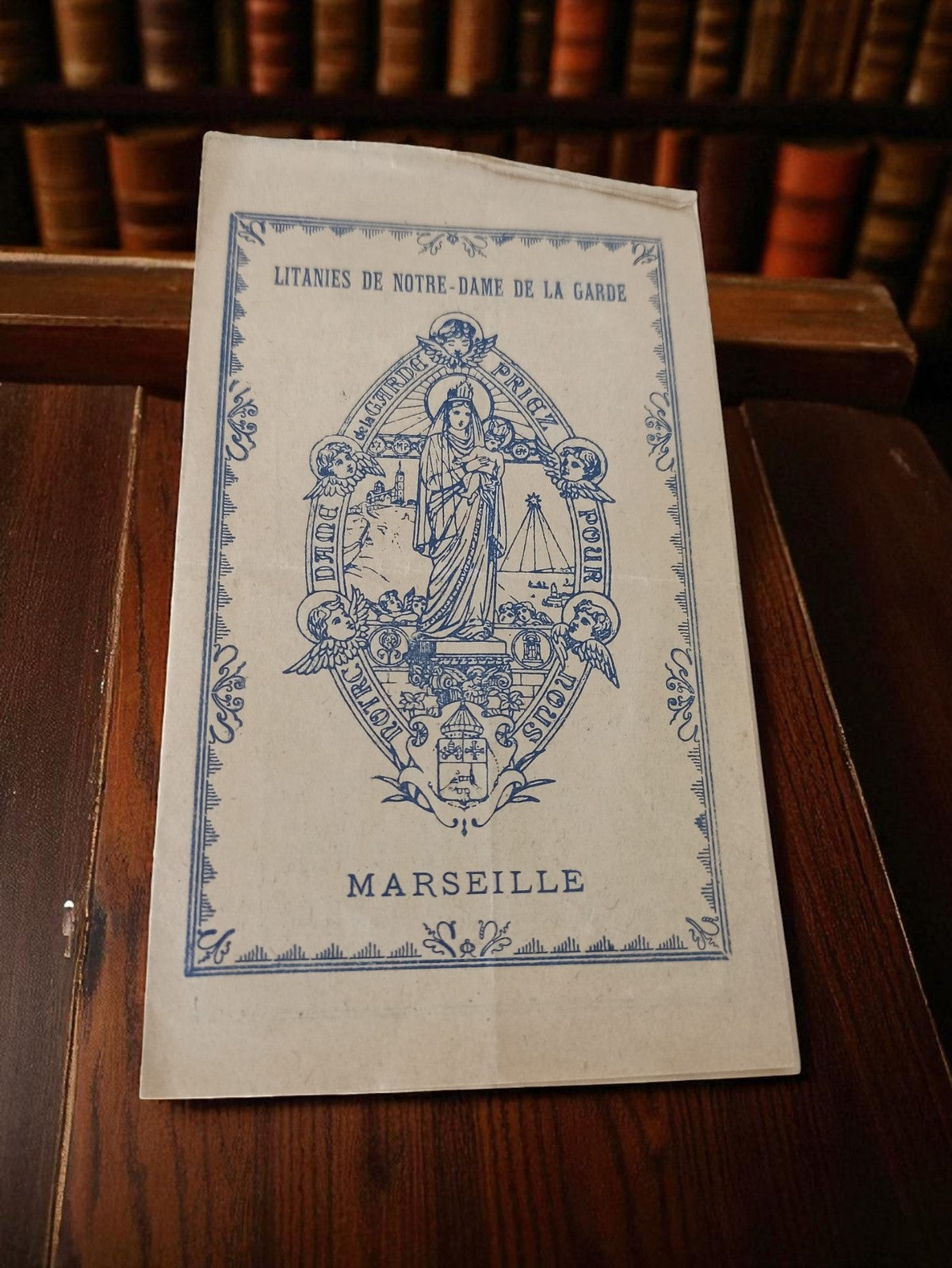 Ancien livret religieux vintage Litanies Notre-Dame de la Garde prière collectio