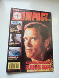 Magazine cinéma Impact n°13 vintage Schwarzenegger Running Man Mad Movies