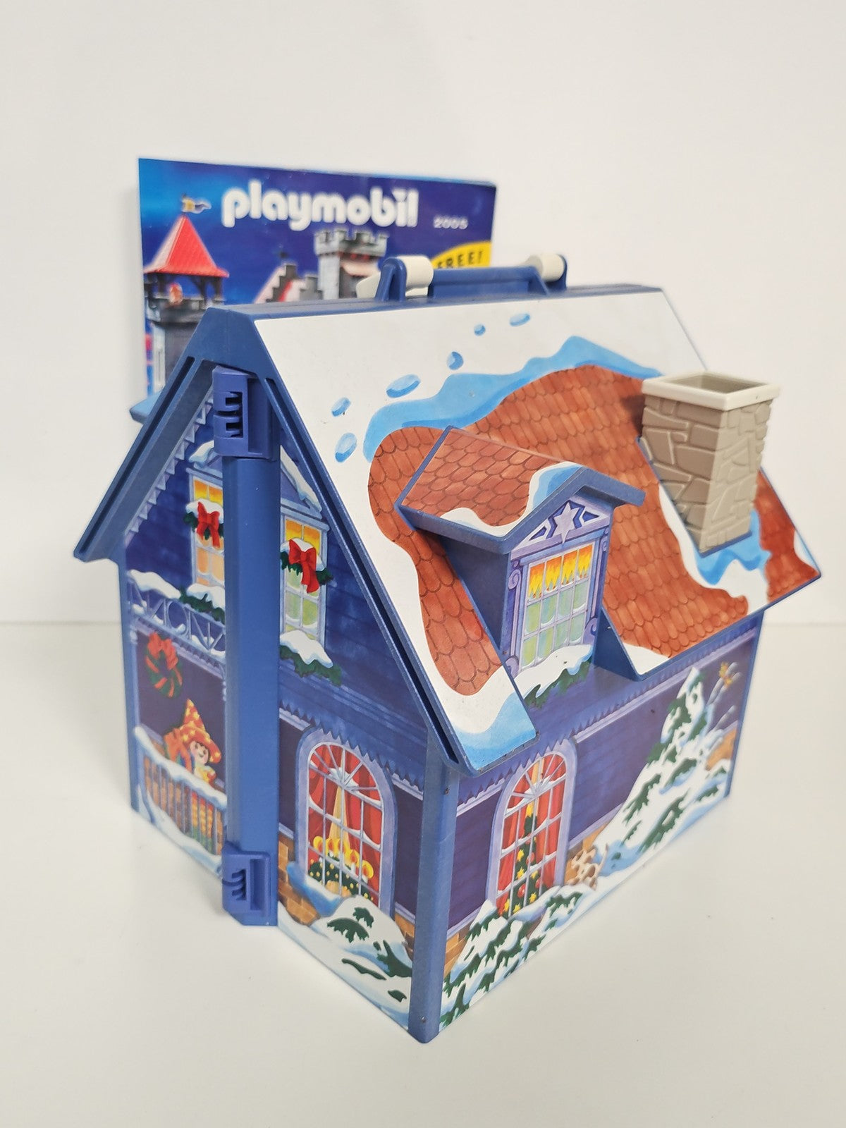 Playmobil Maison de Vacances Noël Atelier Père Noël Coffret Transportable Enfant