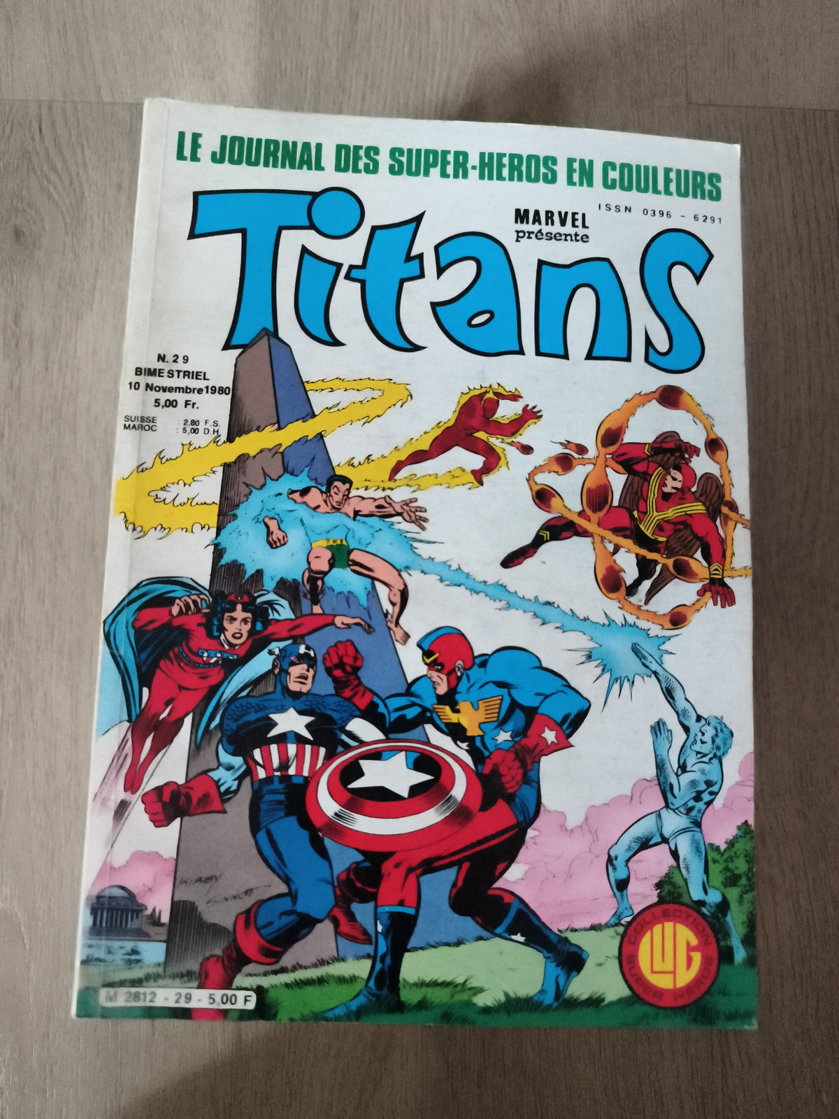 Comic Titans n°29 Marvel Lug 1980 ancien journal super-héros vintage FR