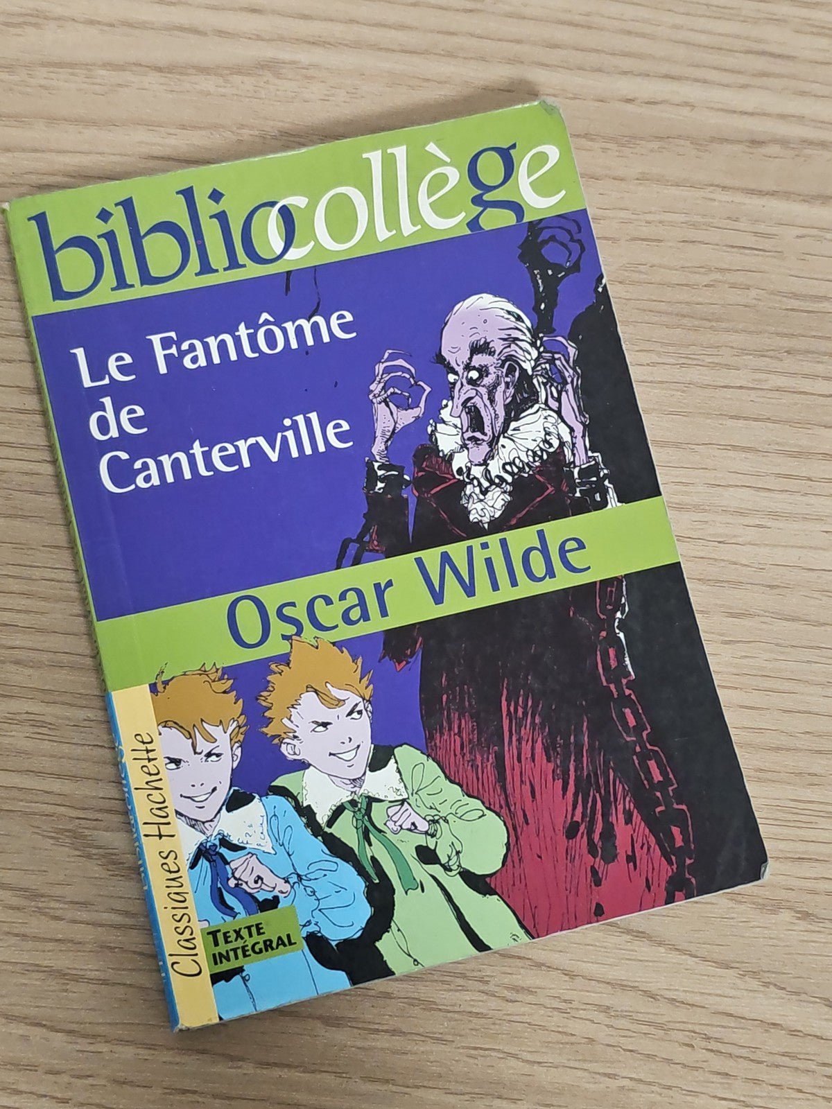 Le Fantôme de Canterville Oscar Wilde livre d?occasion roman littérature anglais