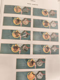 Timbres Ajman Poste Aérienne sportifs Munich 1972 oblitérés philatélie