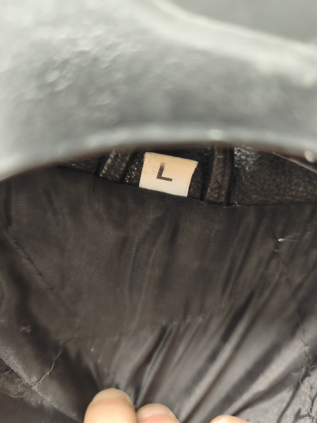Blouson perfecto vintage cuir noir Chevignon homme L biker ancien rock