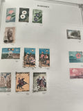 Timbres Dahomey fleurs cavaliers danses République du Dahomey oblitérés philatél