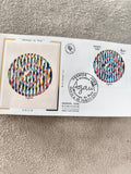 Lettre Premier Jour France 1980 Agam Message de Paix FDC timbre ancien philatéli