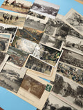 Lot cartes postales anciennes CPA ? paysages, villes, scènes diverses, collectio