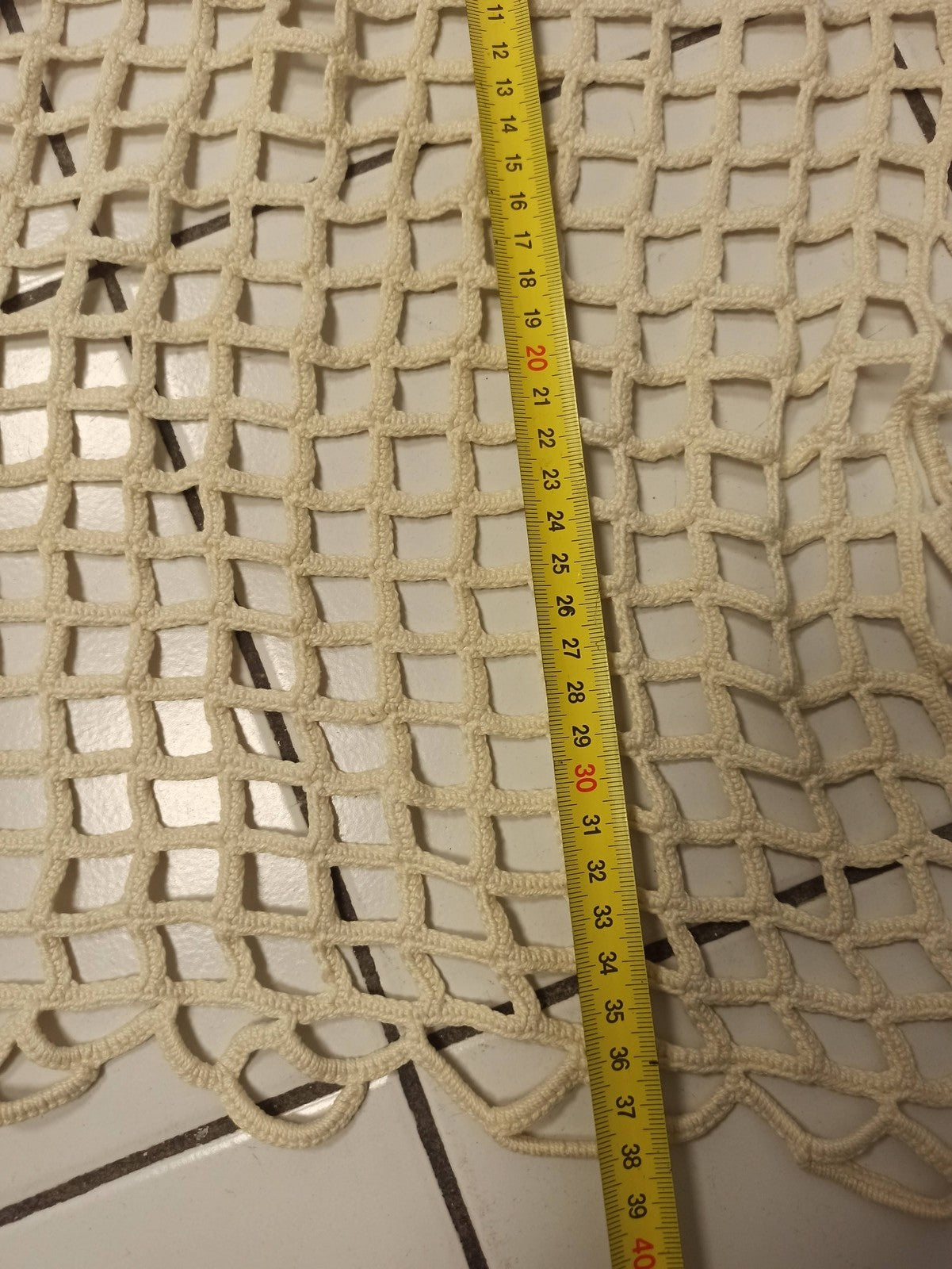 Rare set linge de table ancien brodé dentelle crochet vintage XIXe collection