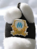 Pin's Olympique de Marseille vintage badge ancien logo football OM