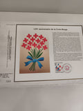 Feuillet CEF 125e anniversaire Croix-Rouge timbre France philatélie