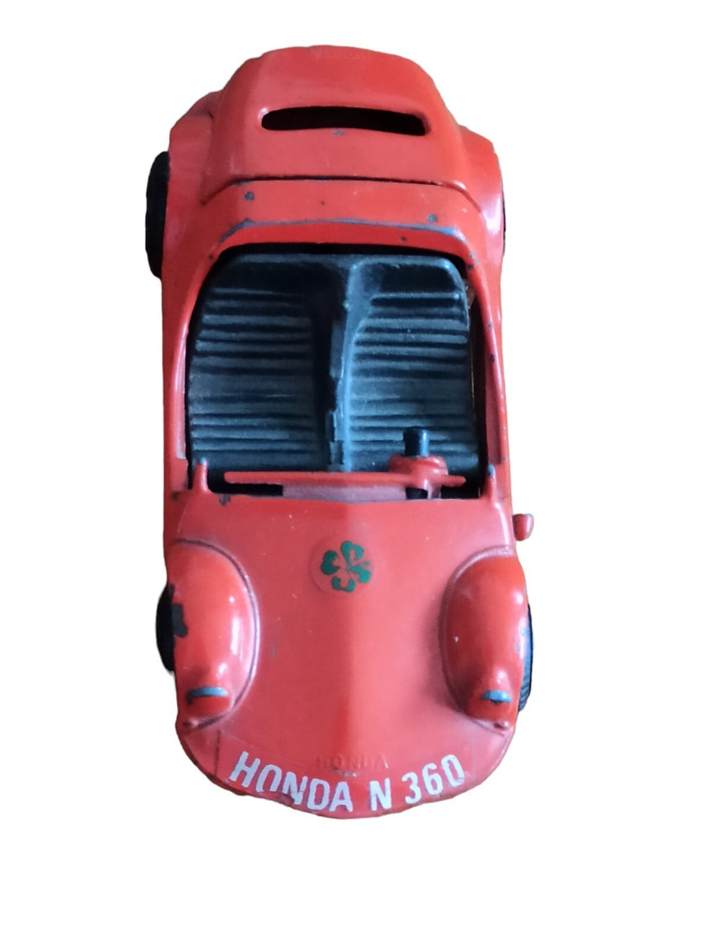 Voiture miniature Politoys Honda N360 vintage rouge années 60 rare old toy car