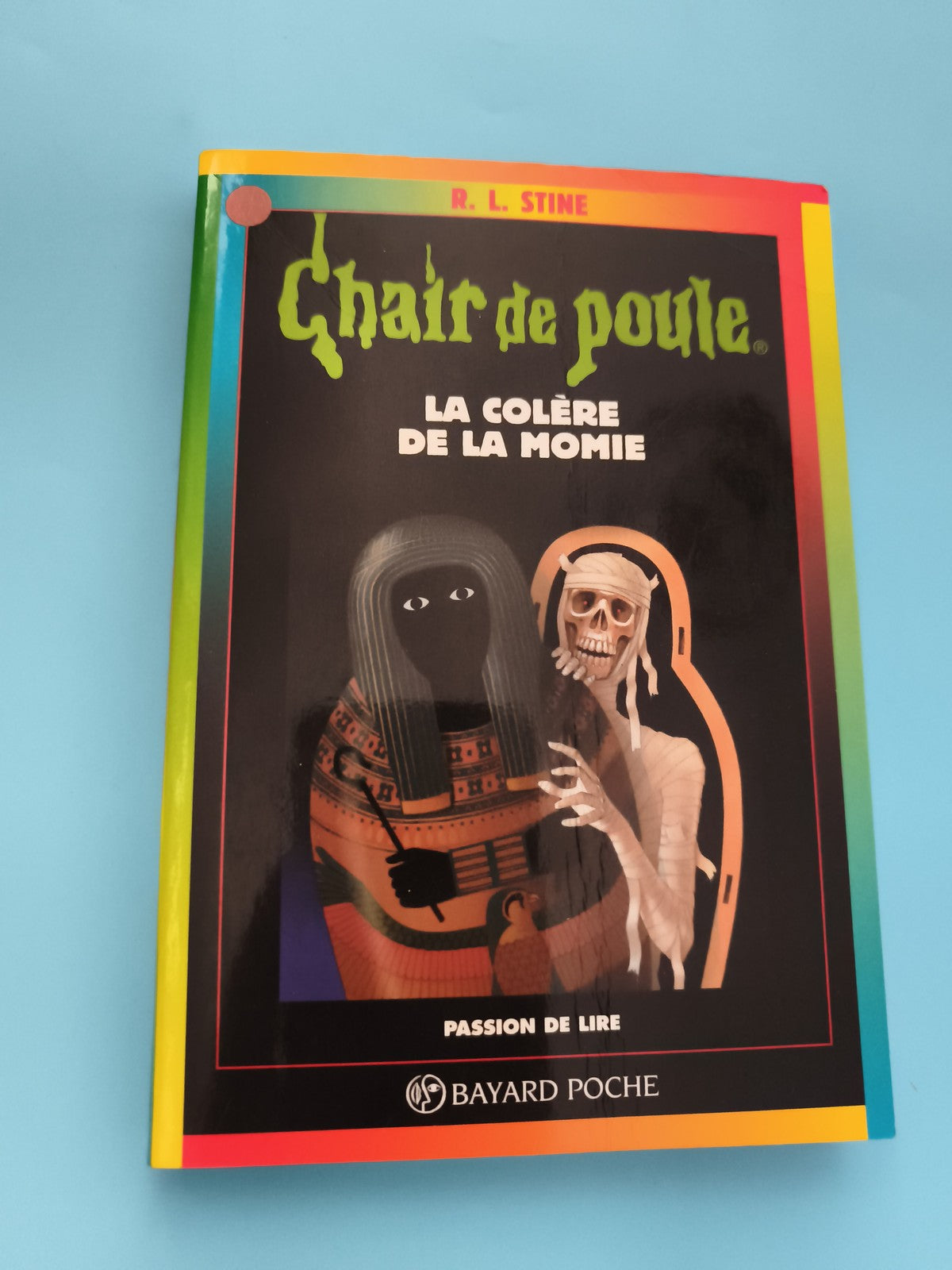 Livre Chair de Poule La colère de la momie R.L. Stine Bayard Poche