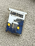 Pin's vintage Gauloises Blue Way camion bleu jaune émaillé publicitaire (Ref 1)