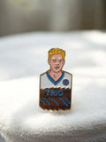 Pin's vintage joueur Olympique de Marseille OM TRIO badge ancien football