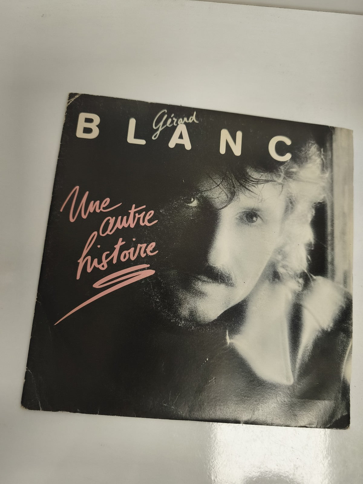 Vinyle 45 tours Gérard Blanc Une autre histoire pochette noire
