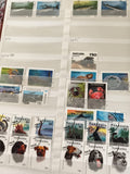 Timbres thématiques animaux et trains Tanzanie Azerbaïdjan lot philatélie