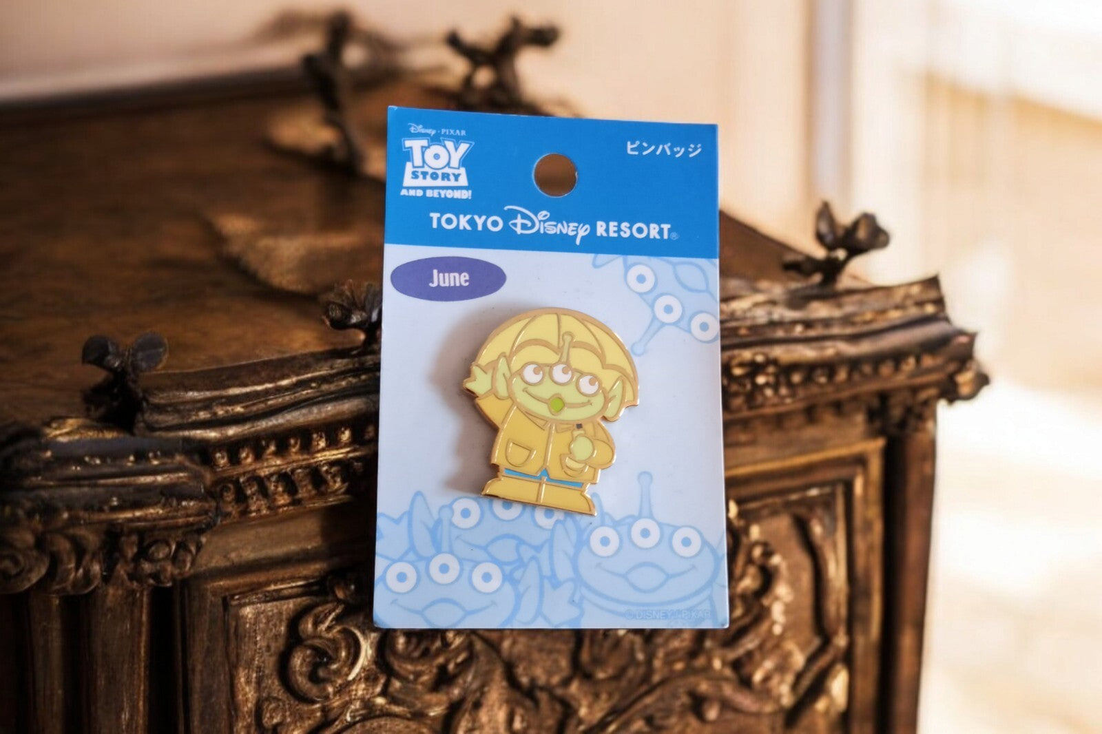 Pin's Toy Story Alien June Tokyo Disney Resort édition rare Japan