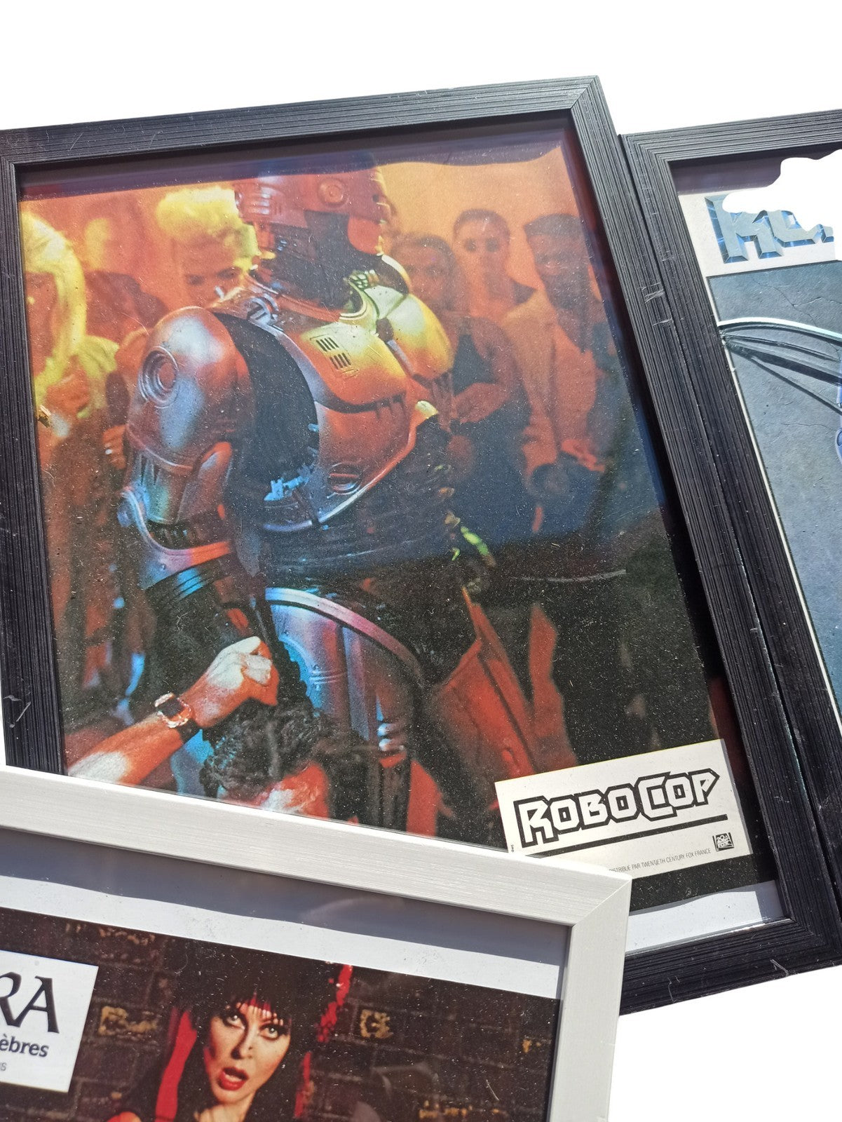 Affiches cinéma vintage 80s Robocop Elvira Terminator déco rétro lot x4