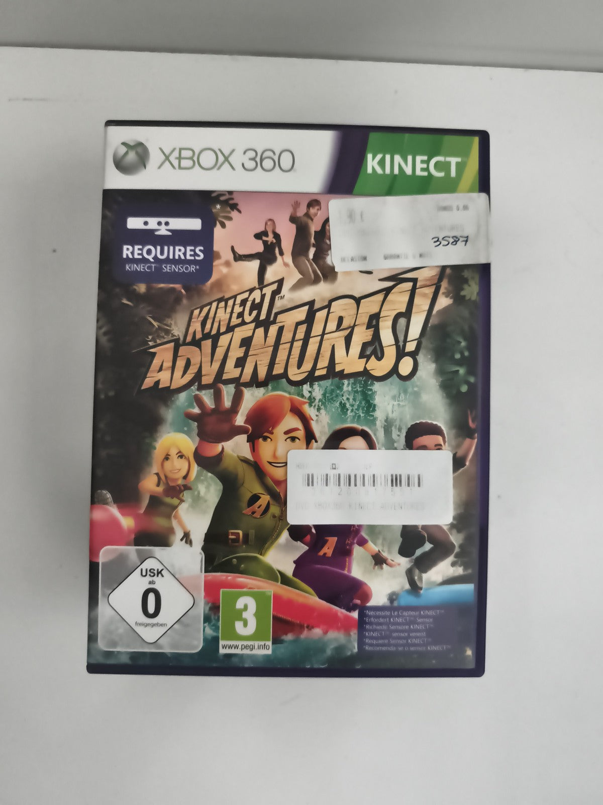 Jeu Xbox 360 Kinect Adventures! boîte d'origine Xbox compatible Kinect