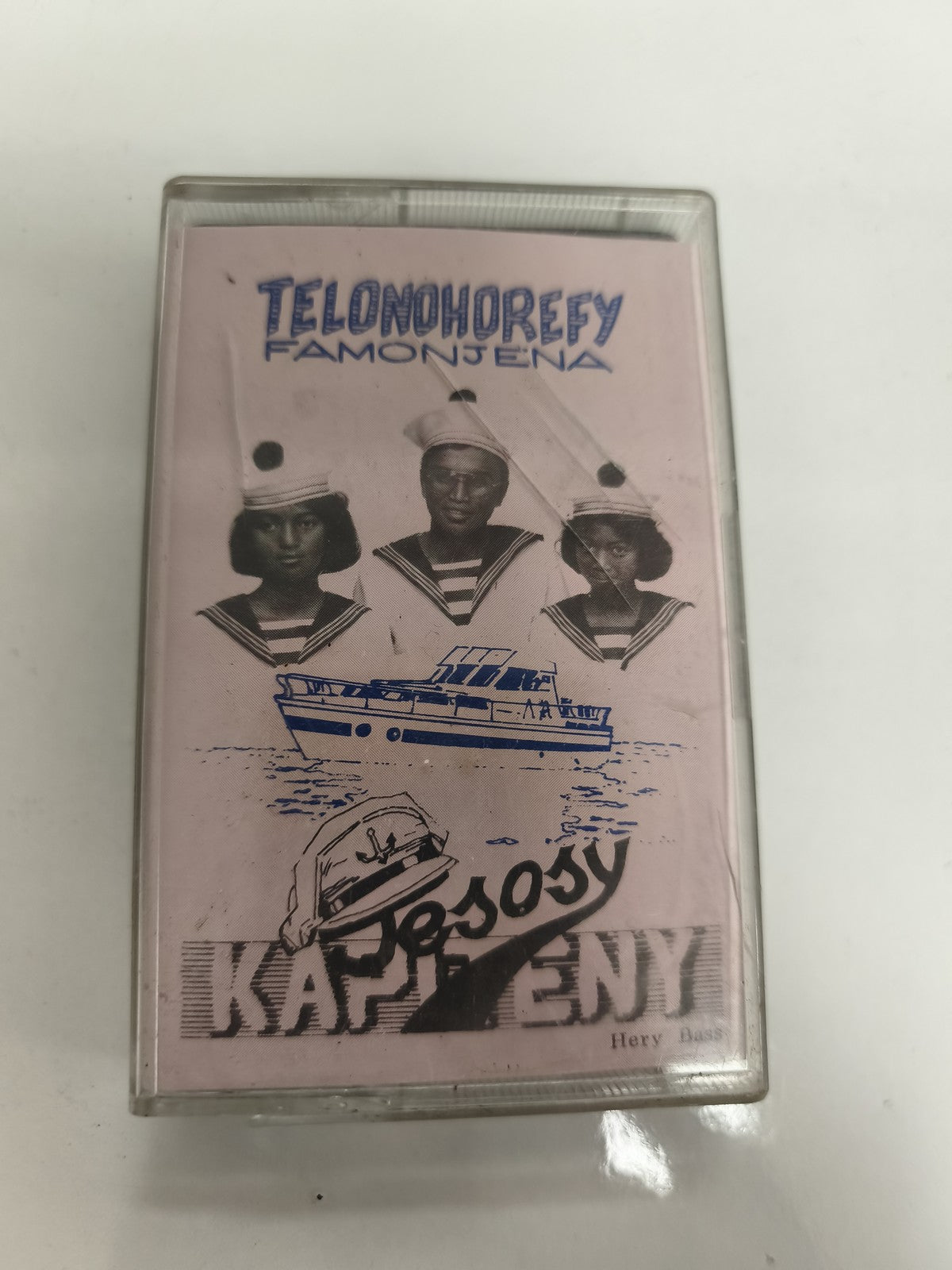 Cassette audio vintage K7 Telonohorefy musique ancienne rétro collection rare