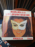 Disque vinyle 45T Sheila Arlequin vintage années 70 Carrere single rétro