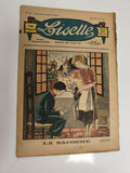 Ancien journal Lisette 1934, Journal des fillettes, couverture illustrée couleur