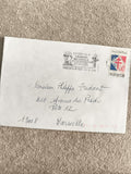 Lettre affranchie Hommage Charles de Gaulle 1990 cachet Paris timbre 2,30