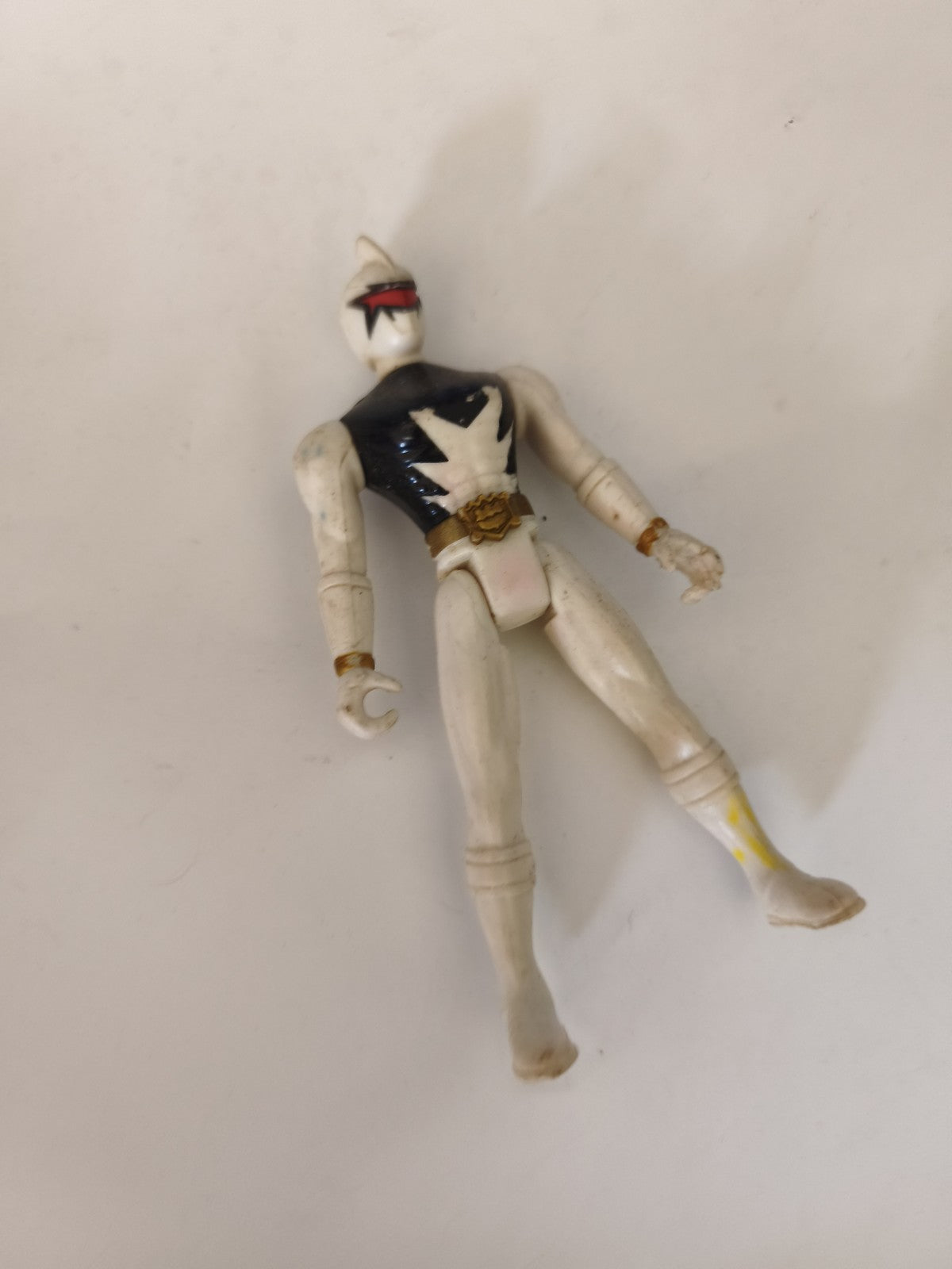 Power Rangers Dino Thunder Figurine White Ranger articulée d'occasion jouet enfa