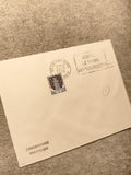 Lettre philatélique oblitérée Colmar 1971 blason Niort timbre France (Ref 9)