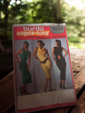 Patron Burda 6244 vintage, robe super-easy années 80, original rétro rare