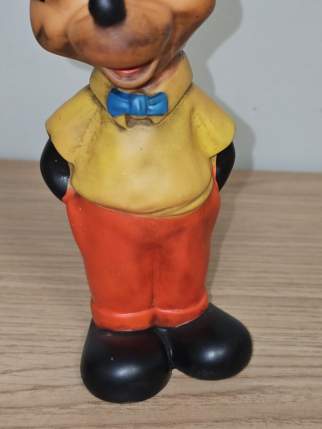 Vintage figurine pouet Mickey Mouse Delacoste 1969 Disney ancien jouet France