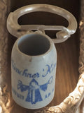 Porte-clés vintage mini chope Münchner Kindl France publicité alcool